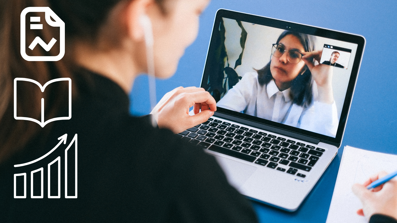 Video call with an account manager.