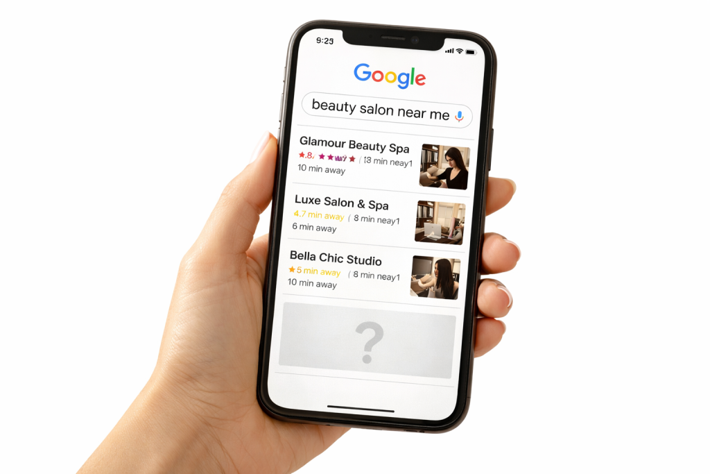 Google’da yerel klinik arama sonuçları